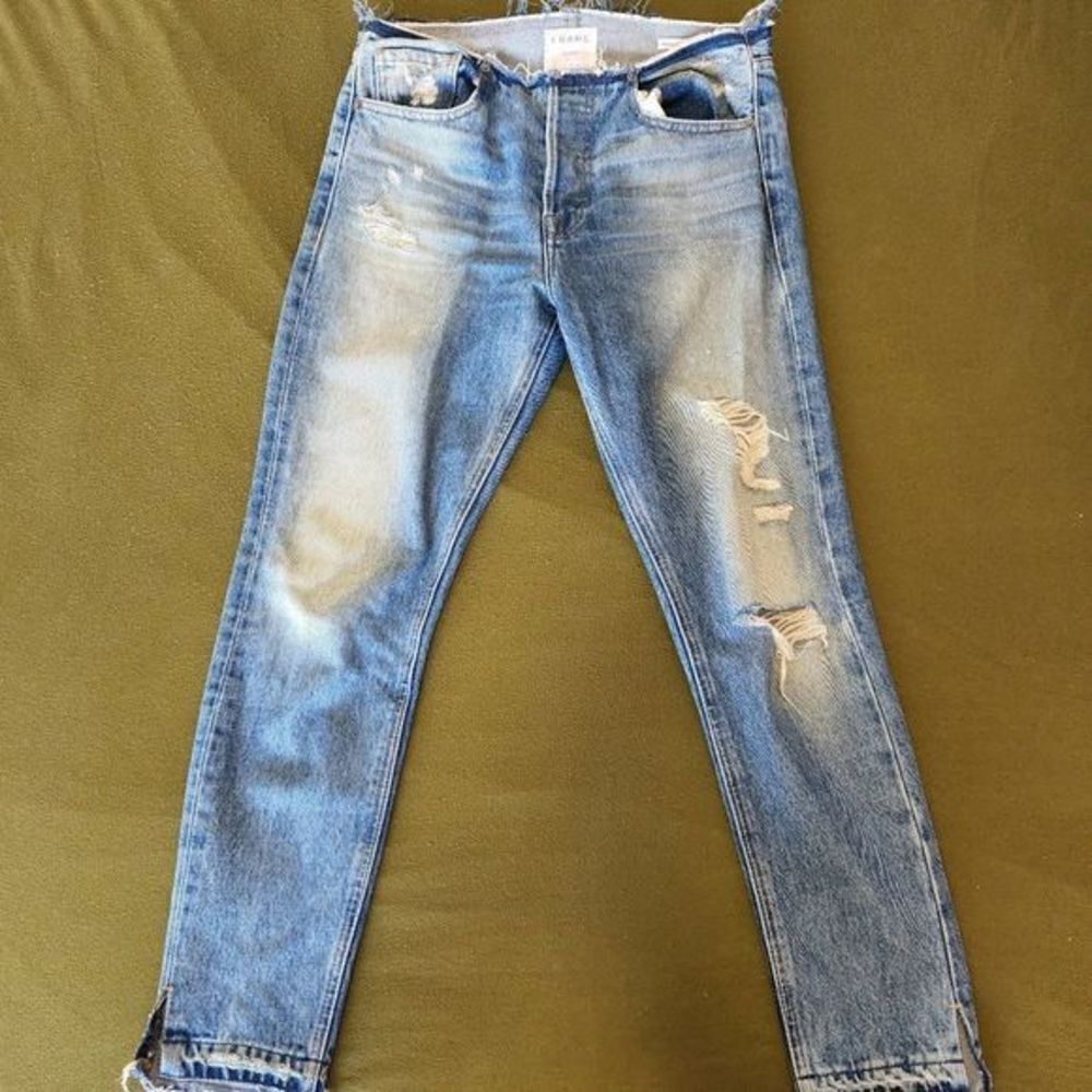 Re-Release Le Original Raw Edge High Waist Jeans - Picture 2 of 15